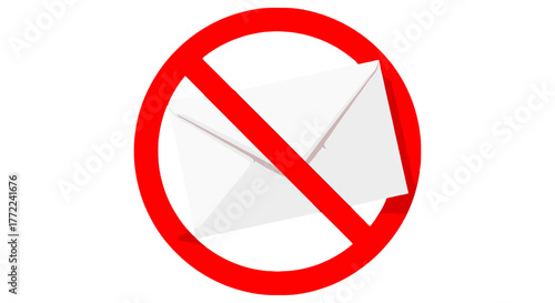 No Mail Prohibition Icon