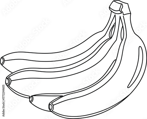 Bananas fruit food healthy nutrition vitamins potassium tropical diet sweet raw