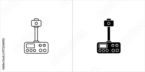 Camera stabilizer icon in vector illustration