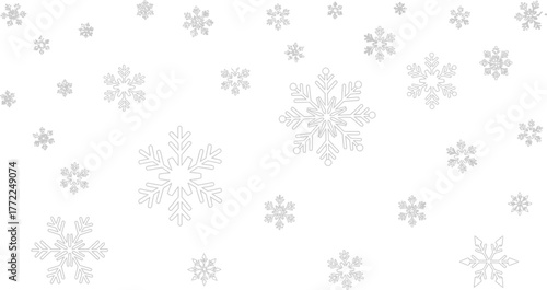 Snowflakes winter christmas holiday season cold ice frost frozen pattern design