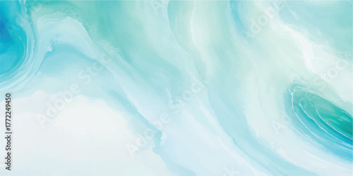 Abstract watercolor background in shades of blue and white fluid texture with soft transitions perfect for modern design projects