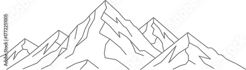 Mountain range peak summit landscape nature outdoor adventure travel hiking alps view