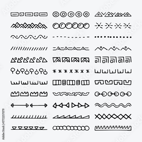 Hand Drawn Decorative Divider Set