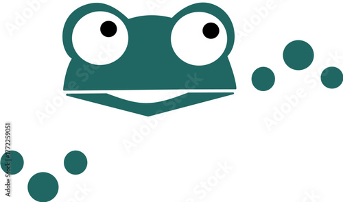 funny cartoon frog
