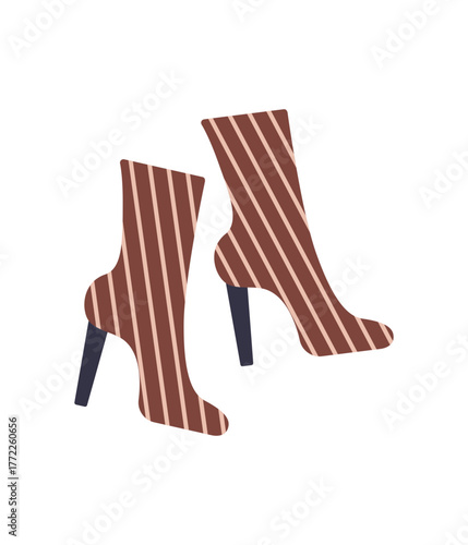 female legs in high heels