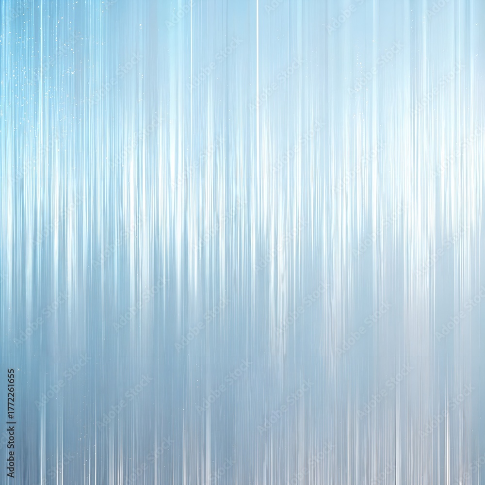 Obraz premium Abstract light blue and white vertical lines background with blurred motion