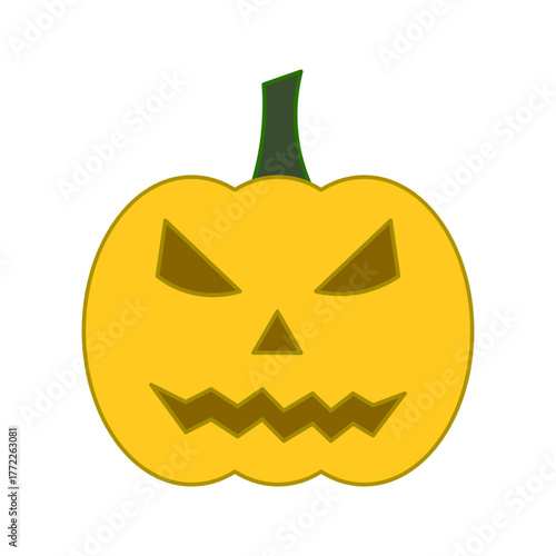 pumpkin colors icon on white background