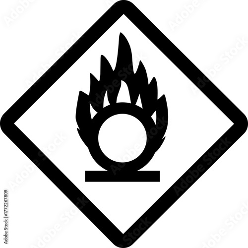GHS pictograms. Warning Hazard Hazardous Danger Dangerous Icon. Explosive Flammable Oxidizing Compressed Gas Corrosive Toxic Harmful Corrosive Environmentally Unsafe Vector Symbols.	