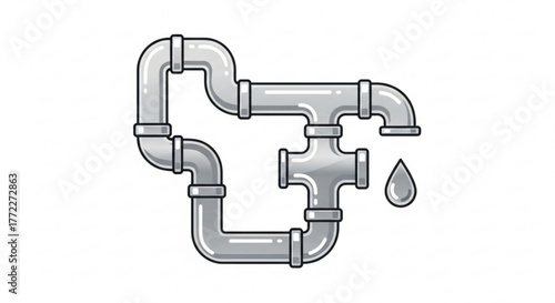 Plumbing pipe system repair service diagram pipeline water drain faucet fixture maintenance installation leak fix