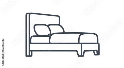 Find comfortable beds for your home bedroom furniture with pillows and headboard for a good night sleep