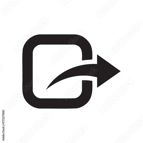 Bold black cross symbol