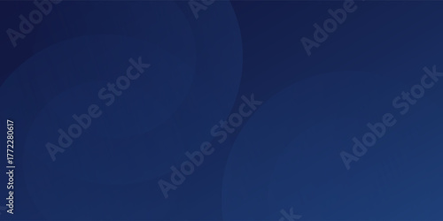 Modern blue glowing geometric lines on dark blue background abstract simple art