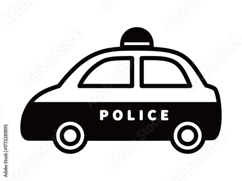 パトカー_ミニマル