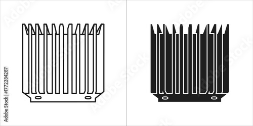 Heatsink for cooling electronic components