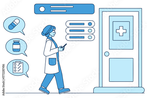 ai triage chatbot patient describes symptoms record