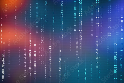 Internet binary data code computing or transmission process,Internet data transmission, Binary Code Background, Digital Abstract technology background