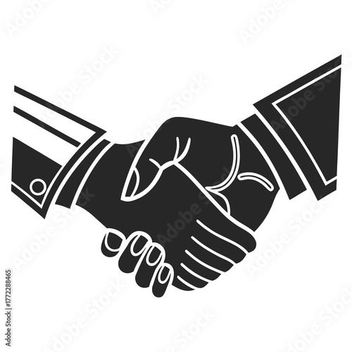 handshake vector illustration