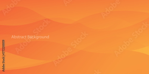 Abstract orange waves background vector. Fluid gradient shapes composition. Futuristic design posters, modern landing page concept vector eps 10