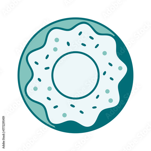 Doughnut Icon for Web and Graphic Design