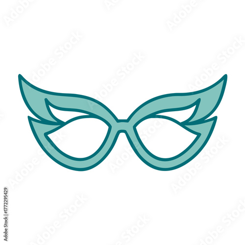 Elegant Cat Eye Frame Icon for Web and Graphic Design