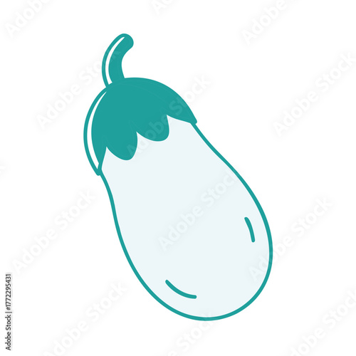 Eggplant Icon for Web and Graphic Design