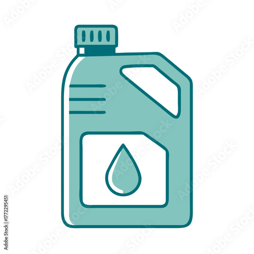 Engine Oil Can Icon for Web and Graphic Design