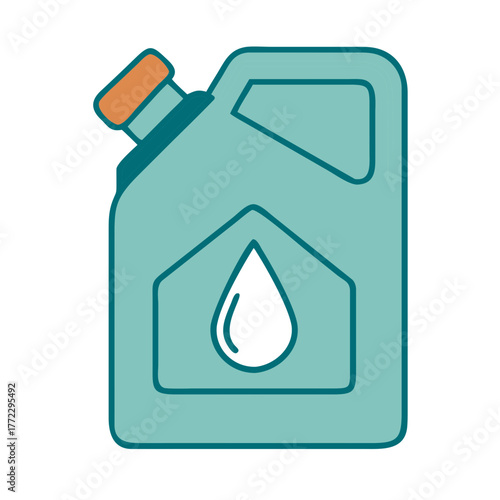Fuel Canister Icon for Web and Graphic Design