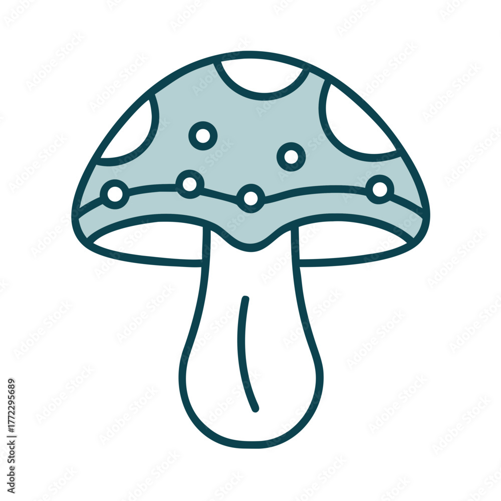 Fototapeta premium Mushroom Icon for Web and Graphic Design