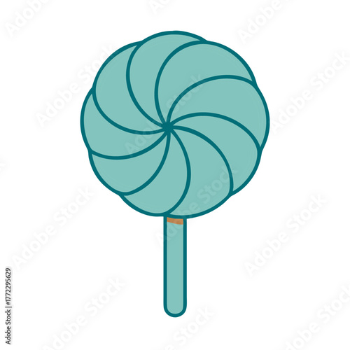 Lollipop or Cake Pop Icon for Web and Graphic Design