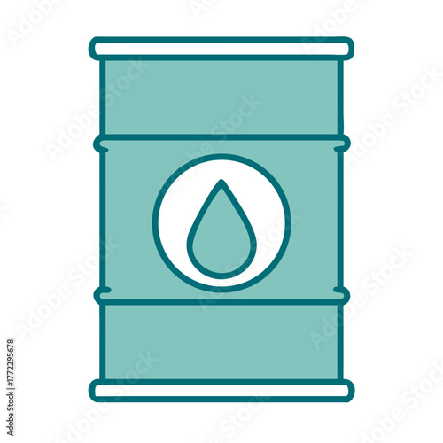 Oil Barrel Icon for Web and Graphic Design