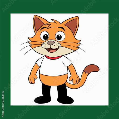 Realistic vector illstration of popular pet cat