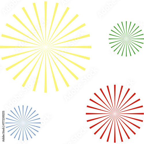 New Year Fireworks Decoration