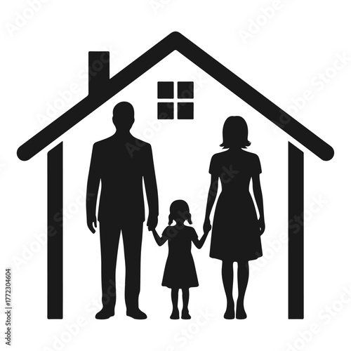 Family Home Protection Icon