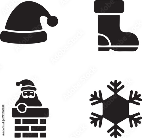 christmas black icon ver3