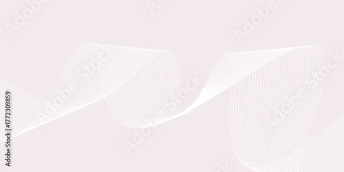 Modern Abstract background design with white line pattern (texture) in luxury pastel colour. Abstract horizontal vector simple abstract art design, Eps10