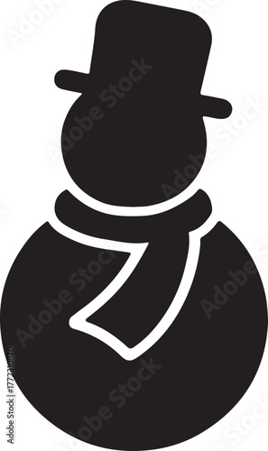 silhouette of man wearing hat black vector illustration