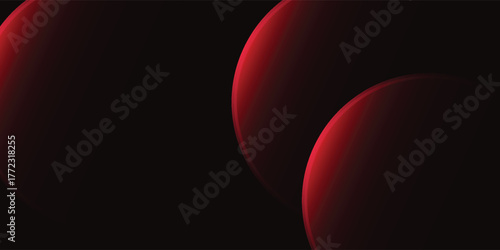 Abstract Neon technology background with Red circle lines glowing light for Landing Page Web design, Vector