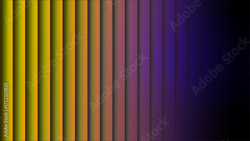 Wallpaper Mural Vibrant purple and peach gradient with shimmering wave pattern. Neon-inspired light distortion on soft-toned glass. The neon-inspired hues highlight Torontodigital.ca