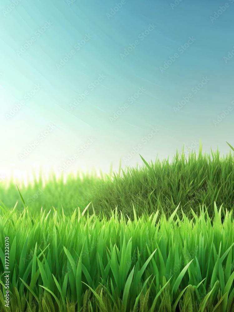 Fototapeta premium lush green grass with subtle texture