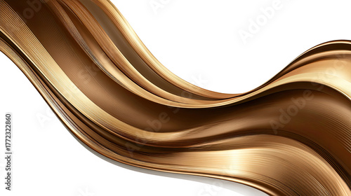 Abstract golden wave design wallpaper