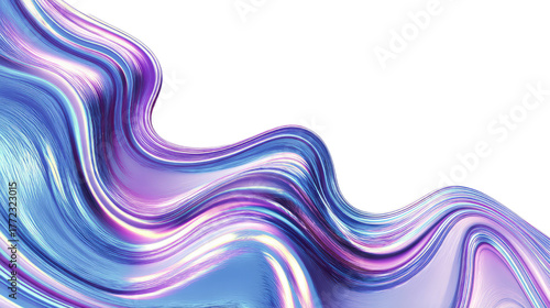 Dynamic blue wave abstract background illustration, featuring flowing lines and light for a modern digital art concept
