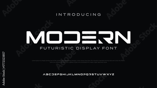 Sport Modern Italic Logo Alphabet Font. Typography urban style fonts for technology, digital, movie logos design. vector illustration
