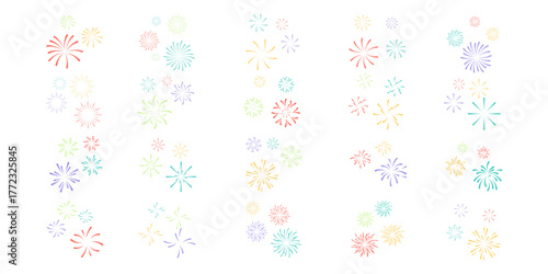 New Year Fireworks Decoration