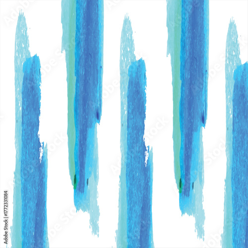 Vibrant Blue and Green Watercolor Brush Strokes – Abstract Hand-Painted Artistic Texture for Creative Design