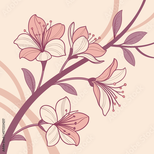 soft textured blush background in pastel