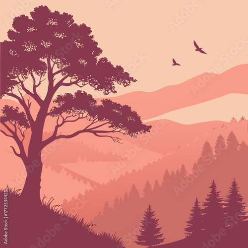 warm gradient background inspired by