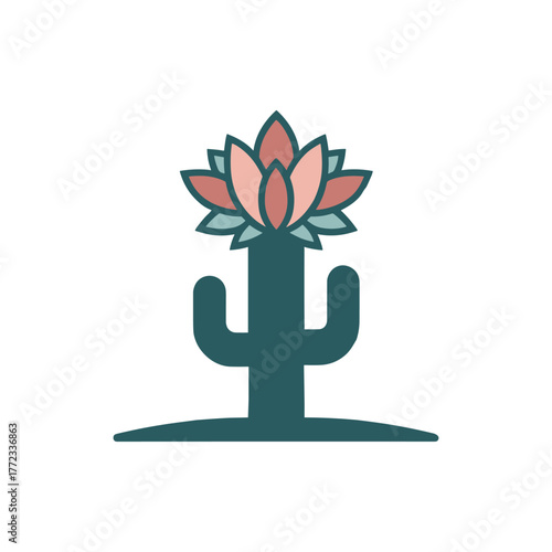 vector illustration of a lotus flower