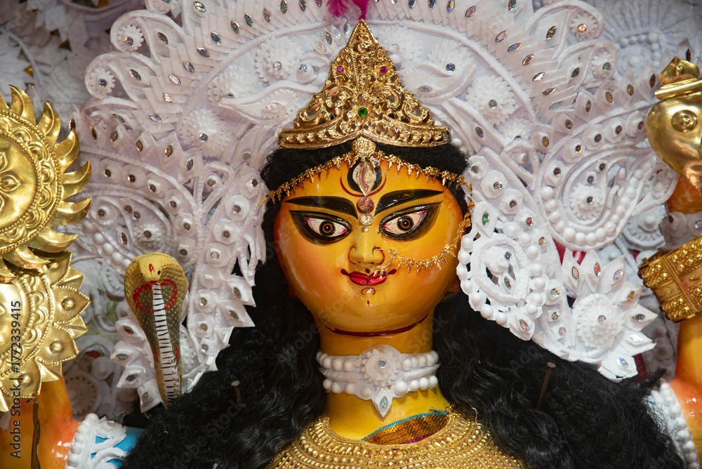 Fototapeta premium Maa Jagadhatri devi at Indian Festival