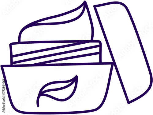 Skincare cream, natural, eco.