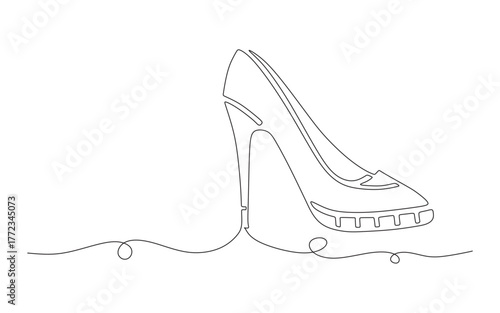 continuous line of women's sa...